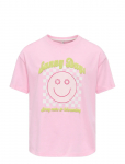 Kids Only - Kogrosita Life S/S Loose Print Top Jrs - L&uuml;hikeste varrukatega - 158-164