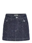 Gina Tricot - Boucle Denim Skirt - L&uuml;hikesed seelikud - 44