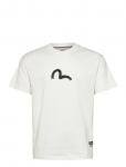 Evisu - Hand Brush Daicock Printed Ss Tee - L&uuml;hikeste varrukatega - M