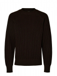 Selected - Slhstorv Ls Knit Boxy Crew Neck - &Uuml;mara kaelusega - XXL