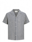 Jack & Jones - Jormontauk Crochet Shirt Ss Sa26 Ln - Vabaaja s&auml;rgid - XXL