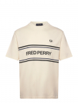 Fred Perry - Fred Perry Graphic Tee - L&uuml;hikeste varrukatega - M