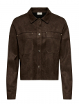 JDY - Jdyjulle L/S Fake Suede Shirt Jrs Noos - Pikkade varrukatega - S
