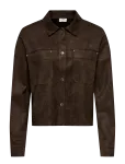 JDY - Jdyjulle L/S Fake Suede Shirt Jrs Noos - Pikkade varrukatega - S