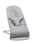BabyBj&ouml;rn - Babybj&ouml;rn Bouncer Bliss, Woven, Petal Quilt, Light Grey - Baby Bouncers - ONE SIZE