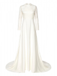 Malina - Mira Long Sleeved Bridal Gown - Pruutkleidid - XXL
