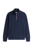 Tommy Hilfiger - Rwb Tipping Terry Reg 1/4 Zip - Poolpika lukuga džemprid - M
