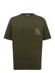 Scotch & Soda - Bonded Chest Pocket And Artwork Relaxed-Fit T-Shirt - L&uuml;hikeste varrukatega - M
