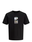 Jack & Jones - Jorfrederiksberg Photo Tee Ss Cn Fst - L&uuml;hikeste varrukatega - S