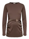Only Maternity - Olmevalyn L/S Boatneck Top Jrs - Pikkade varrukatega - M
