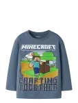 Name It - Nmmsyver Minecraft Ls Nreg Top Bfu - Pikkade varrukatega T-s&auml;rgid - 116