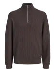 Jack & Jones - Jprblaconnor Knit Half Zip - Poolpika lukuga džemprid - S