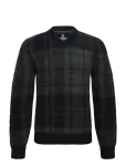 Barbour - Barbour Hunham Tartan V-Neck Knitted Jumper - V-kaelusega - L