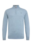 Morris - Merino John Zip - Half Zip Pullover - XS