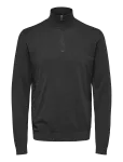 Selected - Slmberg Ls Half Zip Noos - Poolpika lukuga džemprid - XXL