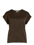 Vila - Viellette S/S Satin Top - Noos - L&uuml;hikeste varrukatega - 36
