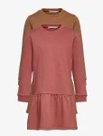 Minymo - Sweat Dress Ls (2-Pack) - Pikkade varrukatega vabaajakleidid - 98