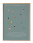 Kunskapstavlan&reg; - Barn & Bad - Posters - 50X70CM