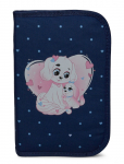Beckmann Norway - Single-Section Pencil Case - Pet Friends Blue - Pinalid - ONE SIZE