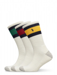 Polo Ralph Lauren - Striped-Cuff Crew Sock 3-Pack - Tavalised sokid - ONE SIZE