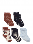 Minymo - Socks W. Pattern (5-Pack) - Sokid - 23/26