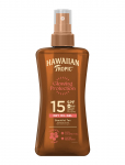Hawaiian Tropic - Glowing Protection Dry Oil Spray Spf15 200 Ml - Sun Care - 200 ml