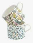 Morris & Co - Morris & Co Mug Daffodil & Willow Bough 2-P - Kohvitassid - 34 CL
