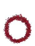 House Doctor - Wreath, Hdwinter, Red - J&otilde;ulutarvikud - 23X23X4CM
