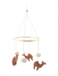 Trixie Baby - Crib Mobile - Camel - Mobile Clouds - &Oslash;27X60CM