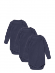 Copenhagen Colors - 3 Pack Rib Jersey Long Sleeve Body - Pikkade varrukatega - 62
