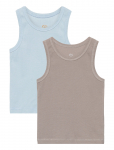 Copenhagen Colors - Rib Jersey 2-Pack Tank-Tops - Topid - 110