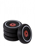BIG - Big Bobby Car Accessories, Silent Rubber Wheels - Pealeistutavad m&auml;nguasjad - ONE SIZE
