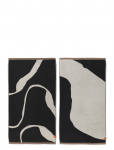 Mette Ditmer - Nova Arte Guest Towel, 2-Pack - K&auml;ter&auml;tikud - 40X55CM