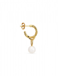 Jane Koenig - Space Stud With Pearl (Pair) - Rippuvad k&otilde;rvar&otilde;ngad - ONE SIZE