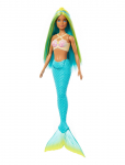 Barbie - A Touch Of Magic Mermaid Doll With Green & Blue Hair, Blue Tail - Nukud - ONE SIZE