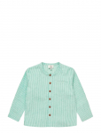 Copenhagen Colors - Seersucker Shirt W. Placket - Pikkade varrukatega s&auml;rgid - 128