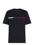 Tommy Hilfiger - Hilfiger Chest Insert Tee - L&uuml;hikeste varrukatega - M