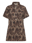 Monki - Short-Sleeved Mini Shirt Dress - L&uuml;hikesed kleidid - S
