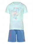 Nike - Ks-Knit Short Set - Komplektid l&uuml;hikeste varrukatega T-s&auml;rgiga - 116/122