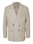 Selected - Slhrelaxed-Malik Sun Pinstriped Db Blz - Kaherealised bleiserid - 46