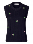 STINE GOYA - 2359 Midweight Wool, Bubble Knit Ve - Kootud vestid - XS