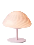 Halo Design - Candy Mini Mush Table Lamp, Glass Head, Metal Base Rose - Laualambid - ONE SIZE