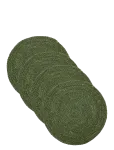 House Doctor - Placemat, Hdcircle, Green - Lauamatid - 38X38X0.5CM
