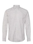 Lindbergh - Striped Superflex Oxford L/S - Oxfordi s&auml;rgid - L