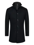 Bruun & Stengade - Bs Ontario Slim Fit Coat - Villased mantlid - S