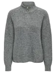 ONLY - Onltokyo Solid L/S Zip Pullover Knt Noos - Džemprid - S