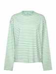 Monki - Long-Sleeved Cotton T-Shirt - Pikkade varrukatega - M