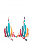 Panos Emporio - Stripe Anthea Bralette Top - Kolmnurksed bikiinitopid - 42