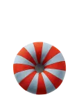 Studio About - Float Pillow, Blue/Red - Padjad - &Oslash; 40 CM