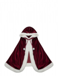 Mimi & Lula - Cape - Red Mrs Claus - Tegelaskujude kost&uuml;&uuml;mid - ONE SIZE